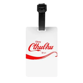 Модна марка Call Of Cthulhu Багаж Етикети за куфари Смешни Лъвкрафт багаж Поверителност Име на корицата Лична карта