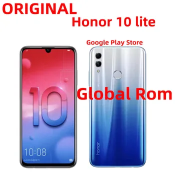 DHL Бърза доставка Официален глобален ROM Honor 10 Lite смартфон Android HiSilicon Kirin 710 13MP камера Google Play Мобилни телефони