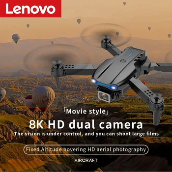 Lenovo K3 E99 Pro 2023 Нов дрон 8K двойна камера Професионално избягване на препятствия Връщане с едно кликване Следвай ме Сгъваем WiFi дрон