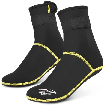 Чорапи за гмуркане 3мм неопрен плаж водни чорапи термонеопрен ботуши против подхлъзване гмуркане чорапи за рафтинг гмуркане