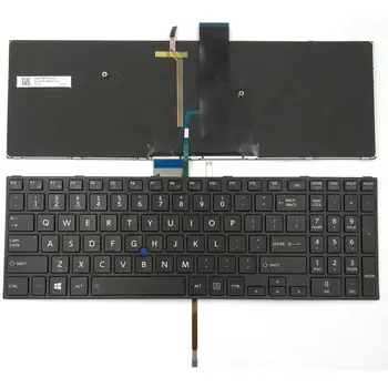 Ново за Toshiba Tecra Z50-C A50-C C50-C Z50-C1550 серия лаптоп клавиатура US черен с подсветка & с посочваща пръчка (Pointer)