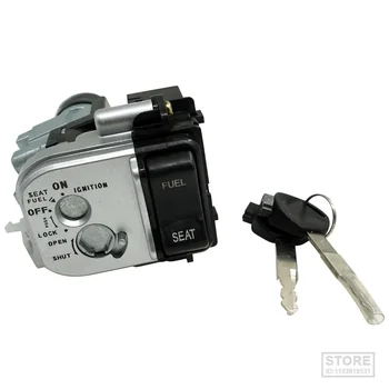 За LEAD SHmode SH150 PCX мотоциклет lgnition превключвател с 2 ключа ключ заключване ключове събрание заключване запалване ключ барел заключване