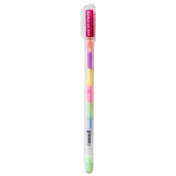 Rainbow писалка студентска канцеларски материали голям капацитет 6 цвят единство вода креда флуоресцентна писалка офис консумативи на едро