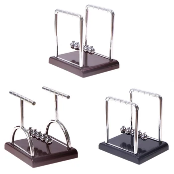 Newton's Cradle Desk Crafts Table Decor Metal Pendulum Steel Balance Ball Physics Science Pendulum