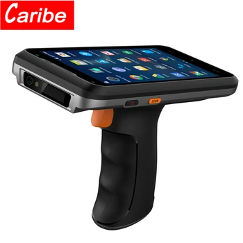 CARIBE PL-55L 2D баркод четец Android ръчна машина за фактуриране с принтер PDA безжичен баркод четец