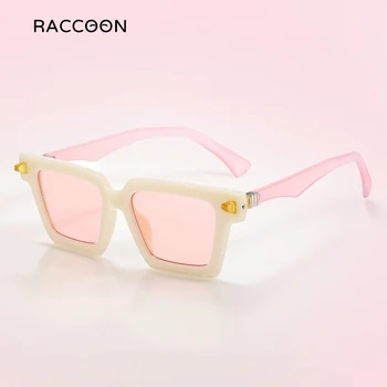 Ретро квадратни слънчеви очила жени мъже слънчеви очила реколта дизайн очила нюанси градиент хипстър мода класически розов аксесоар готино