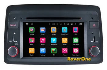RoverOne За Fiat Panda 2004-2012 Android 7.1 Autoradio кола мултимедиен плейър инфотейнмънт DVD радио GPS навигация навигатор