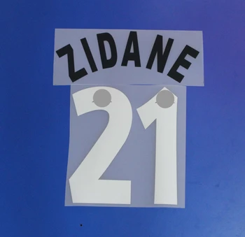 Super A 1997 1998 у дома далеч DEL PIEro ZIDAne INZAghi футбол номер шрифт печат, топъл печат лепенки