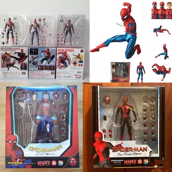 Спайдърмен екшън фигура SHFiguarts Mafex Spider Man PS4 действие фигура играчки съвместни подвижни лавица декорация кукла
