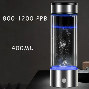 Генератор на водородна вода Алкален производител акумулаторна преносима бутилка за йонизатор на вода Супер антиоксидантна богата на водород водна чаша