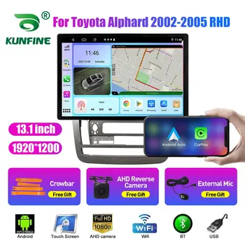 13.1 инчов автомобил радио за Toyota Alphard 2002 2003-05 кола DVD GPS навигация стерео Carplay 2 Din централна мултимедия Android Auto