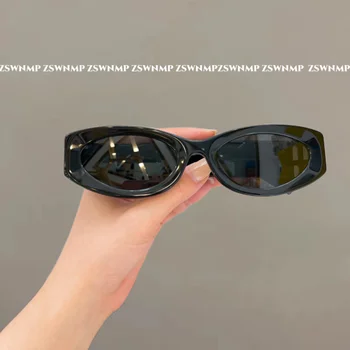 Горещ продавач овален ацетат мода жени дами класически слънчеви очила за жени Steampunk черна марка дизайнер Lrregular слънчеви очила