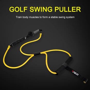 Golf Swing Trainer Golf Swing Resistance Band 360 градуса въртяща се люлка кабел разстояние въже подобряване на скоростта на люлка / изоставане / ритъм