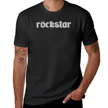 Rockstar T-Shirt графика тениска тежка категория тениски плюс размер върховете графични тениски мъжки обикновени тениски