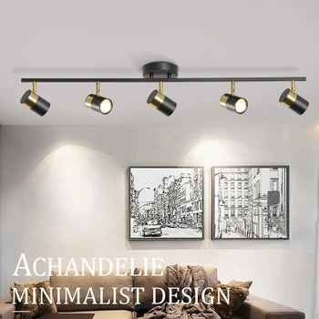 Модерен LED полилей Творчески дом хол пътека таван лампа приложими скандинавски прожектори прост дизайн изкуство лампи