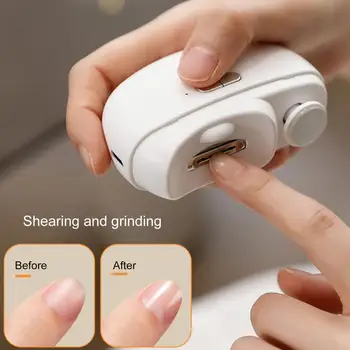 Електрическа автоматична нокторезачка с лек акумулаторен тример за нокти Нокторезачка за гладки и безопасни маникюри за жени