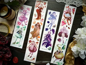 Прекрасни плодови момичета Специално масло PET Washi ленти Занаятчийски консумативи DIY скрапбукинг карта вземане декоративен план стикер