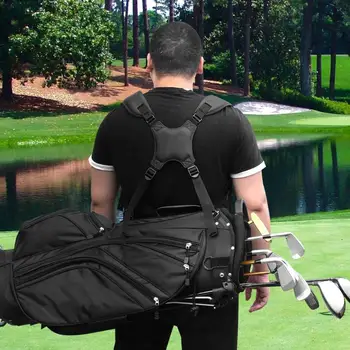 Golf презрамка дебела раменна подложка регулируема каишка подмяна широк дълъг експлоатационен живот голф рамо колан голф чанта аксесоар