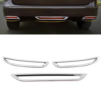 За Buick GL8 2017-2020 2PCS ABS Хром кола Заден фар за мъгла Фар за мъгла Задни светлини Спирачна светлина Капак Trim Аксесоари за стайлинг на автомобили