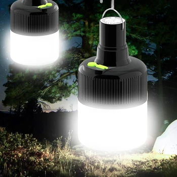 USB акумулаторни LED крушки Фенер къмпинг светлина открит водоустойчив палатка светлина нощна светлина висящи светлини
