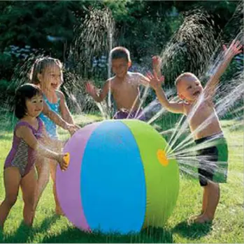 Нова гореща продажба деца на открито лятна играчка надуваема пръскачка трева плаж вода спрей топка за деца се насладите смешно хладно лято