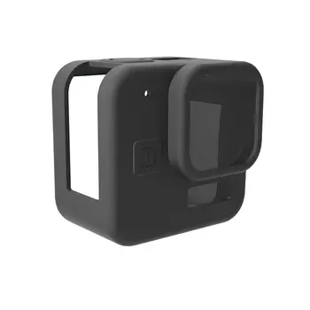 Силиконов калъф за GoPro Hero 11 Черен мини закалено стъкло Протектор за обектив Защитен филмов капак за GoPro11 Мини аксесоари
