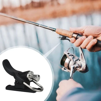 Нов стил отцепник морски риболов стартиране пистолет скоба палеца бутон сърф леене инструмент спусъка барел клип риба пръст протектор