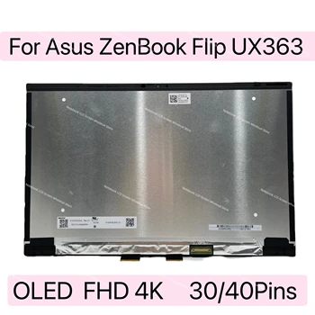 За ASUS ZenBook Flip UX363 UX363ja UXF3000E LCD сензорен екран дигитайзер пълен монтаж ATNA33XC11 4k FHD OLED 13.3