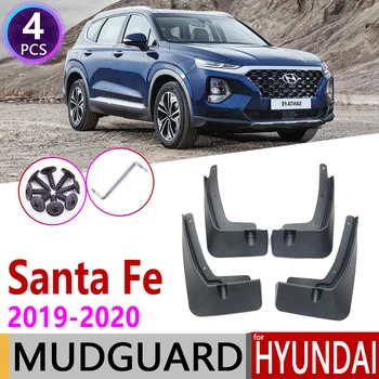 За Hyundai Santa Fe 2019~2020 TM Предна задна кола калник калник калници предпазител пръски капак калници аксесоари 4-ти 4 Gen