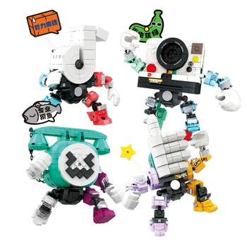 DIY MOC APP Робот прилив игра градивни блокове Mech възрастни висока трудност събрание модел дисплей подаръци играчки за деца