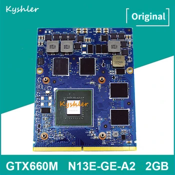 Чисто нов GTX 660M GTX660M 2GB GDDR5 графика VGA видео карта за Dell M17X R4 R5 M18X R2 R3 N13E-GE-A2 бърза доставка