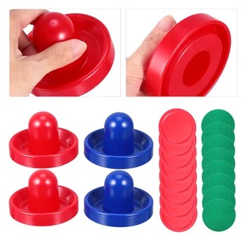 1 Комплект шайби за въздушен хокей Тласкачи Аксесоари за подмяна на въздушен хокей за игрална маса