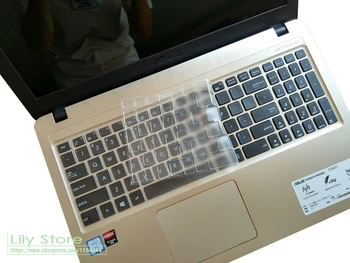 Ултра тънък TPU лаптоп клавиатура протектор кожата покритие за Asus F555 F555LA F555LJ F555LB F555LD X550ZA K501UX K501UW GL552VW