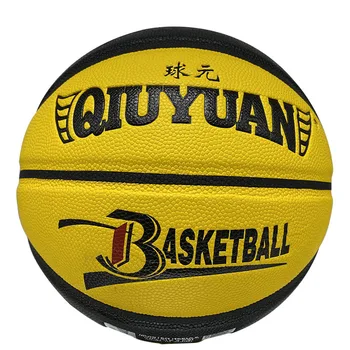 стандартен размер 7 Баскетбол PU износоустойчив Неплъзгаща се баскетболна топка Висока подскачаща възрастни Групово обучение Отборно състезание Баскетбол