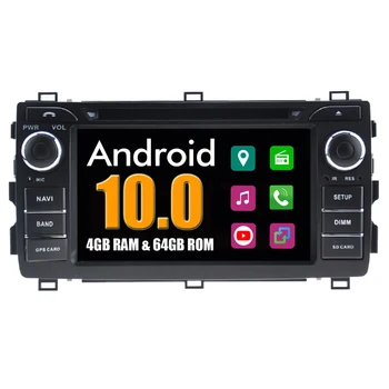 RoverOne Автомобилен мултимедиен плейър за Toyota Auris & Auris E180 2013 - 2018 Android 10 4G + 64G DVD GPS навигация Радио CarPlay
