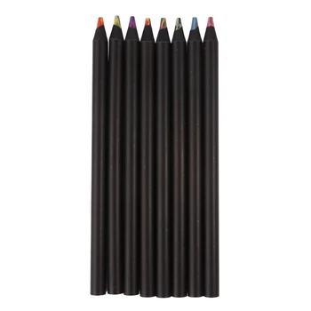 8 цвята дъгови моливи, джъмбо-цветни моливи за възрастни, многоцветни моливи капка доставка