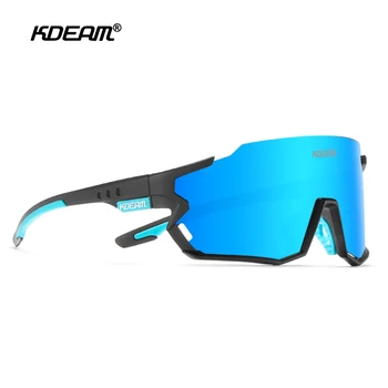Марка KDEAM Нови мъже Поляризирани очила за колоездене Жени Планински път MTB Велосипедни нюанси UV400 Риболов Спорт Шофиране HD очила CE
