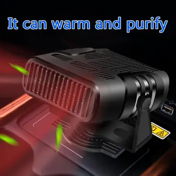 12V / 24V електрически нагревател за кола Универсален преносим зимен топъл въздушен охладител Демистер размразяващ вентилатор за отопление за интериорни аксесоари