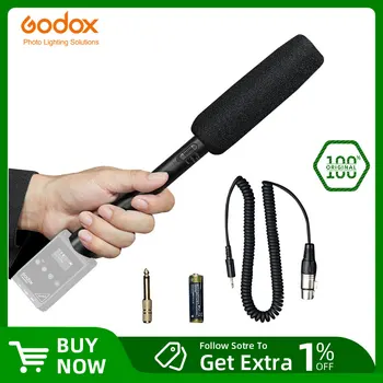 Godox VDS-M1 кардиоиден хиперкардиоиден гръб електретен кондензаторен микрофон за пушка