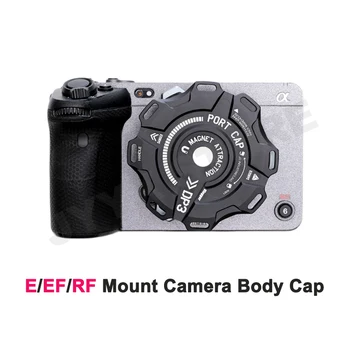 Vlogger камера капачка защита капак многофункционална декорация камера стойка за камера за SONY E CANON EF RF монтиране камери