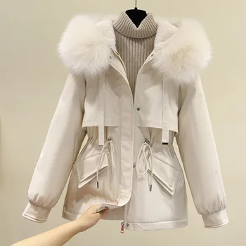 Корейска мода надолу памучно яке за жени 2023 Зимни нови монтажни памучни якета Дамски палта
