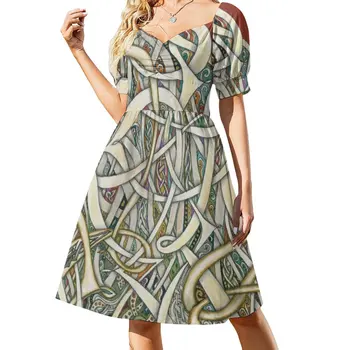 Нека гласовете ни се надигнат като тамян Рокля без ръкави Тенденция за дамско облекло 2023 Дамско облекло свободна лятна рокля