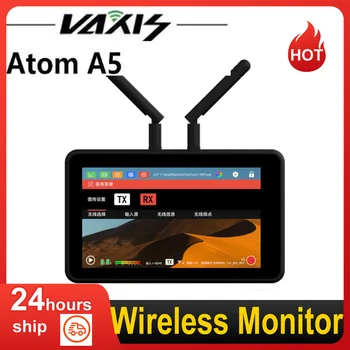 VAXIS ATOM A5 5.5 инчов монитор за безжична камера 150M обхват на предаване 1920 * 1080 екран сензорен контрол с 32GB карта с памет