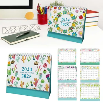 2024 Английски Creative Simple Desk календар 18 месеца 365 дни стена джобен календар Big Desk календар 2022 Странен календар 2022