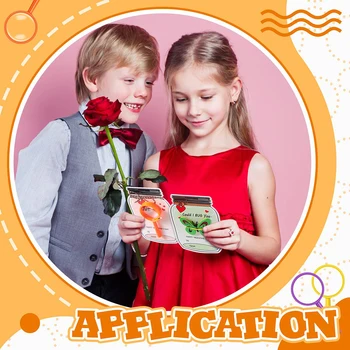 30 пакет картички за Свети Валентин със сладка любов Bug играчки Валентин обмен карти за деца Класна стая Училищно парти Благоприятства